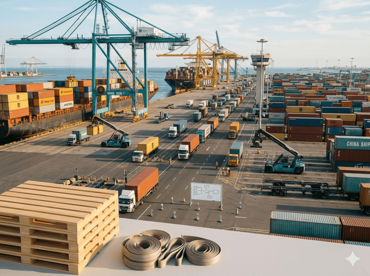 Coordinación de embarques y operación logística internacional